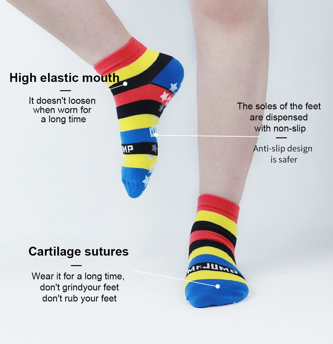 custom logo trampoline socks
