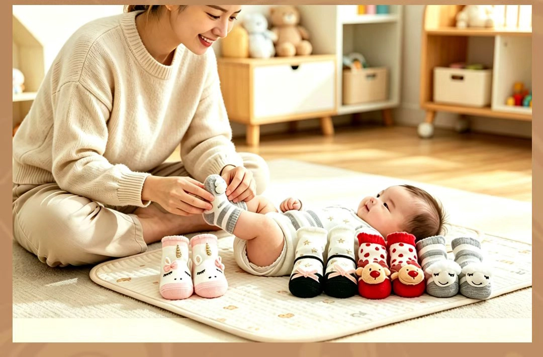 China factory pure cotton baby socks wholesale