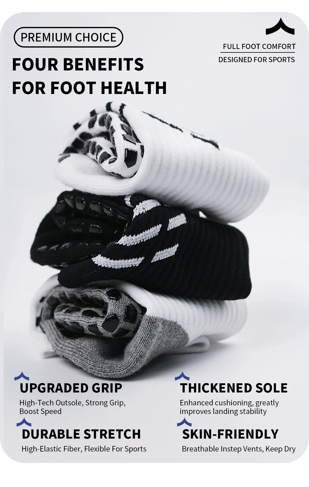 Best price anti-slip socks supplier, 