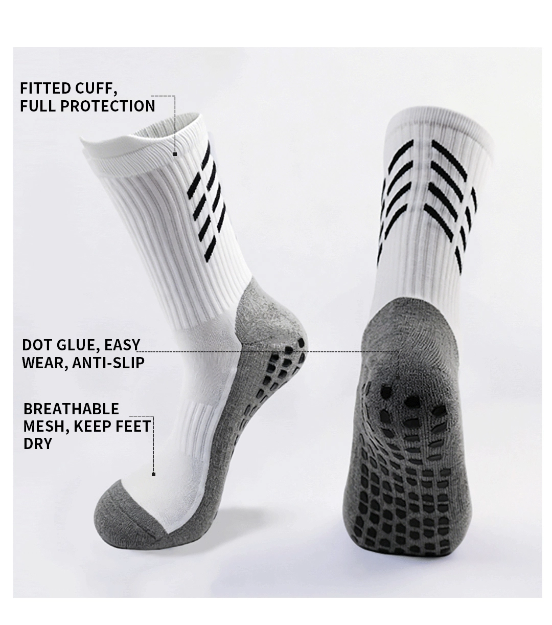 Bulk order non-slip running socks for sale