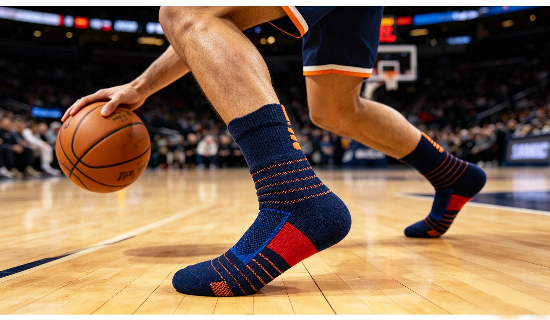 Bulk non-slip running socks