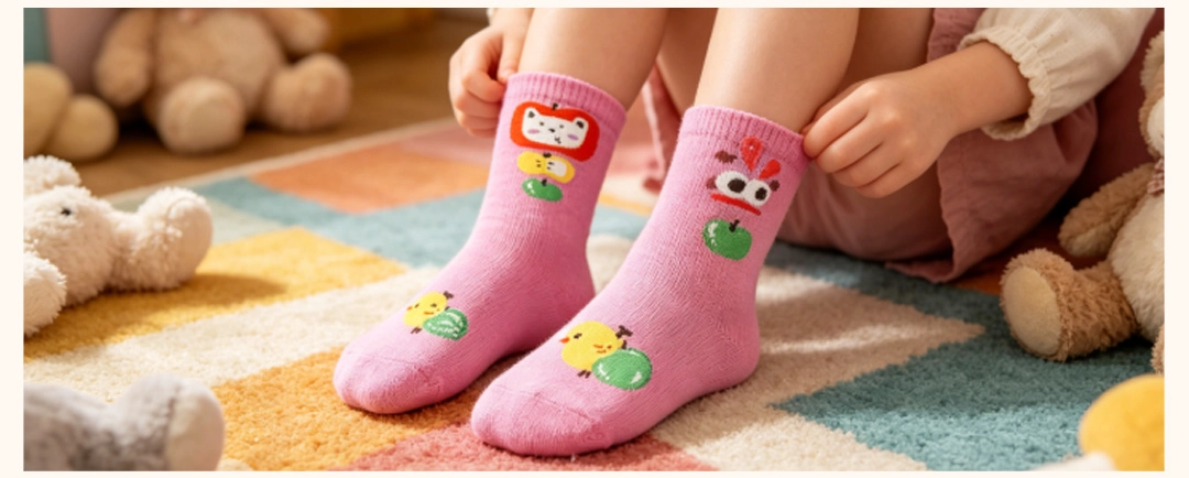 Supplier anti-slip kids socks bulk