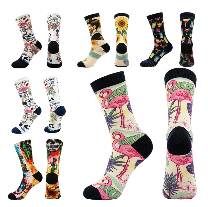Custom printed promotional socks manufacturer