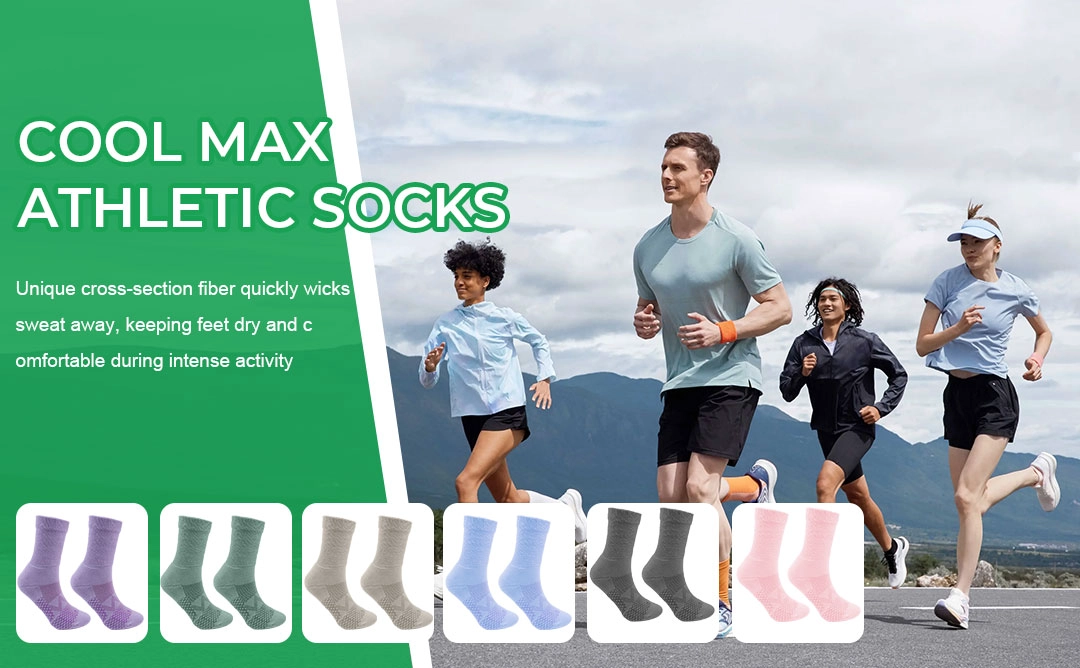 Bulk order CoolMax sports socks manufacturer