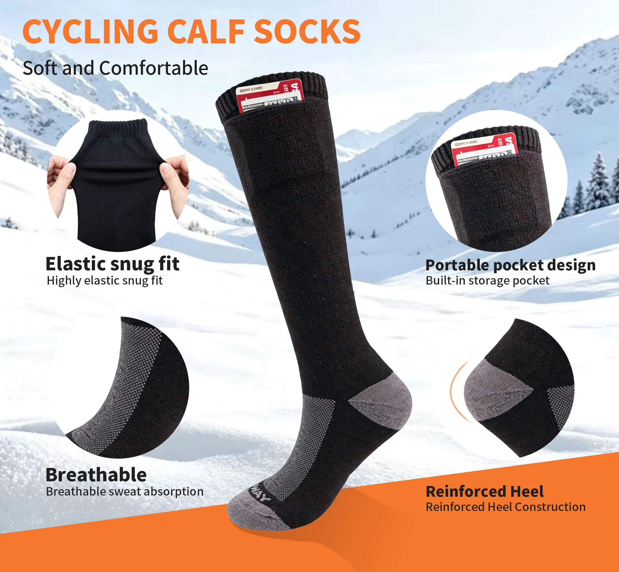 China Youth Adult Knitted Thick Nylon Anti-slip Knee High Athletic Soccer Socks with Shin Guard Pocket manufacturer