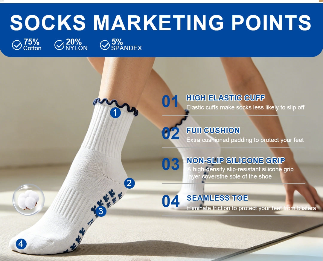 OEM digital print yoga socks factory