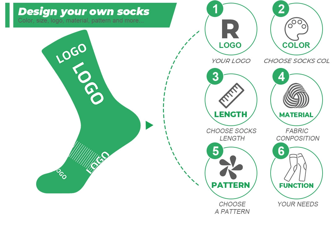 OEM digitally printed socks supplier
