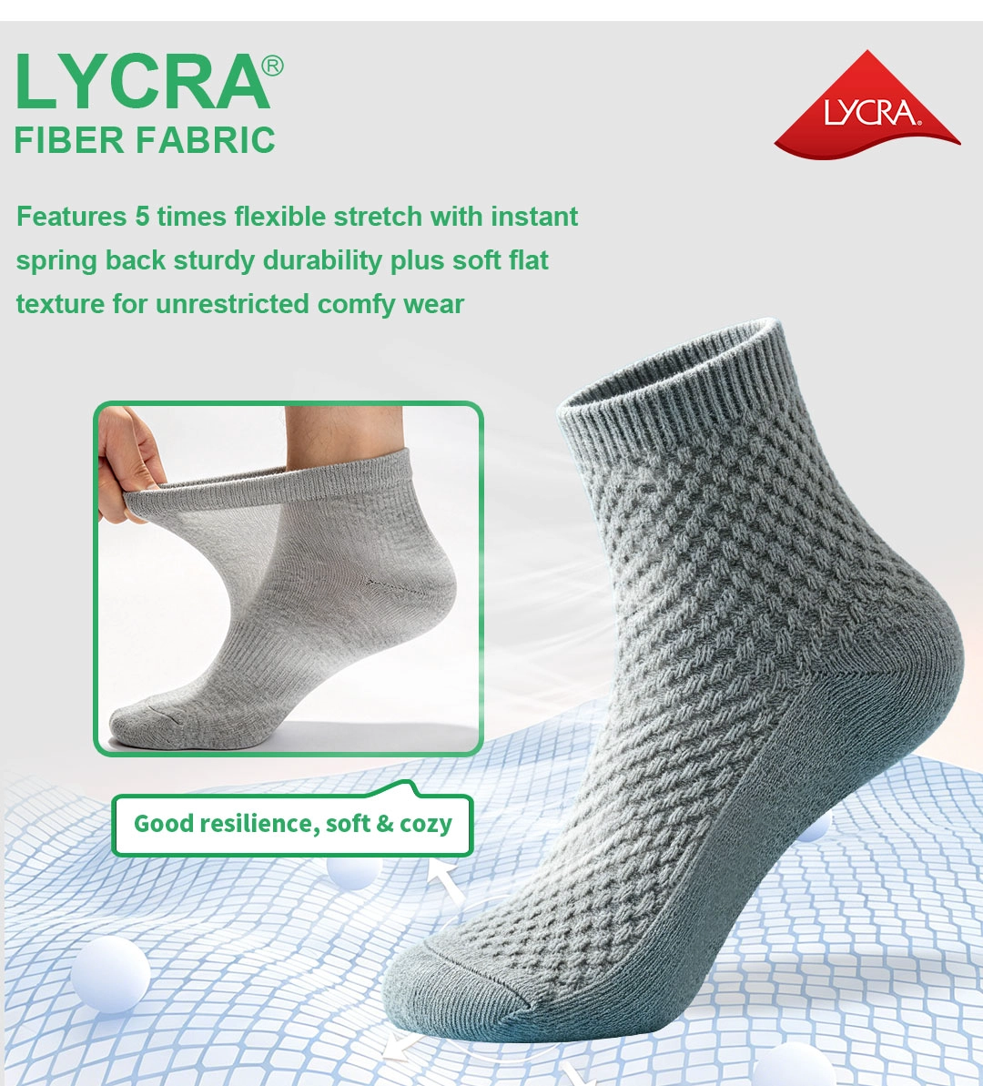 Custom printed promotional socks china manufacturer
