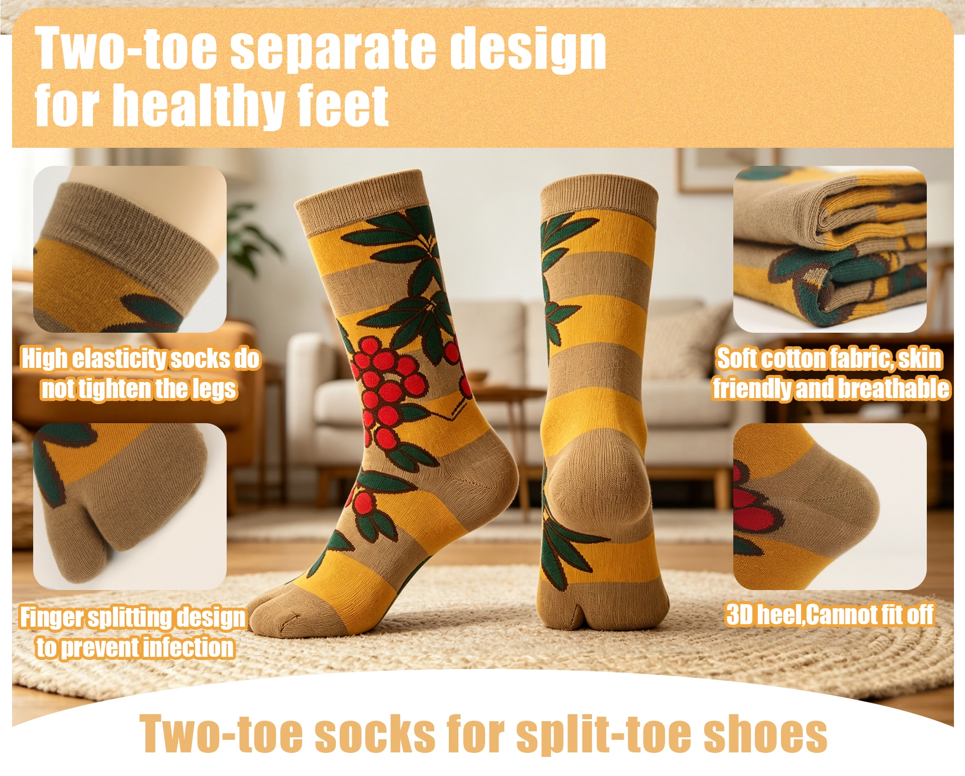 OEM toe socks manufacturer