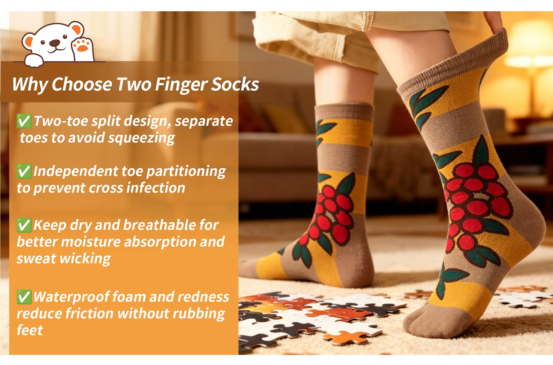 OEM toe socks china manufacturer