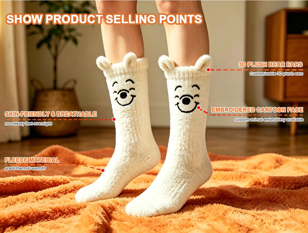Custom printed promotional socks china manufacturer,