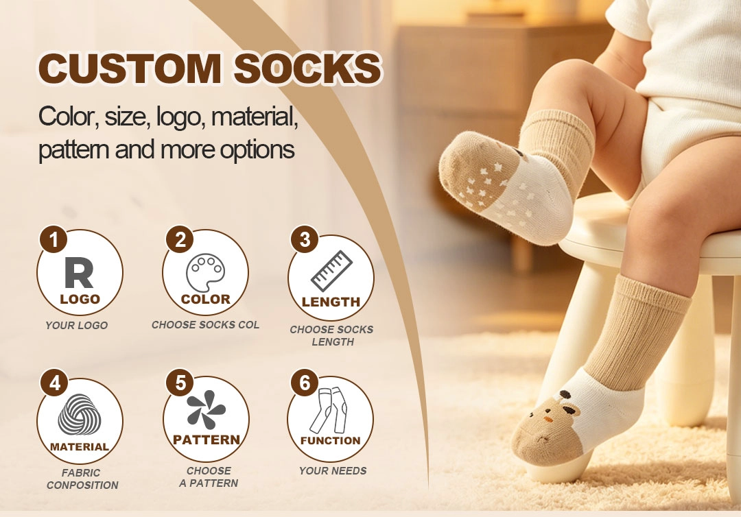100% Cotton Baby Socks china Supplier