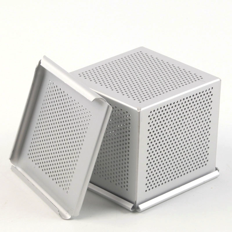 Mini molde cuadrado de aluminio para pan pequeño con tapa
