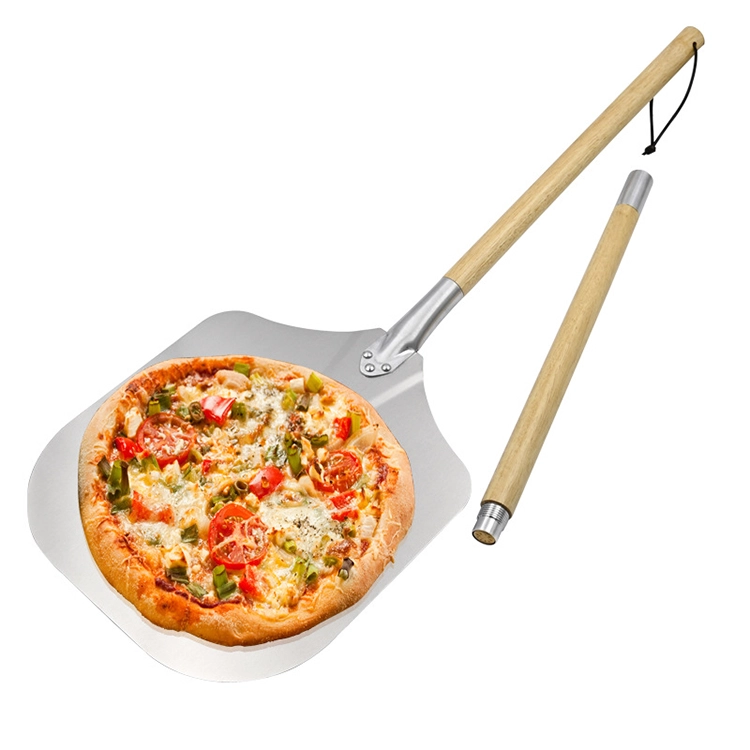 Pala per pizza in metallo staccabile