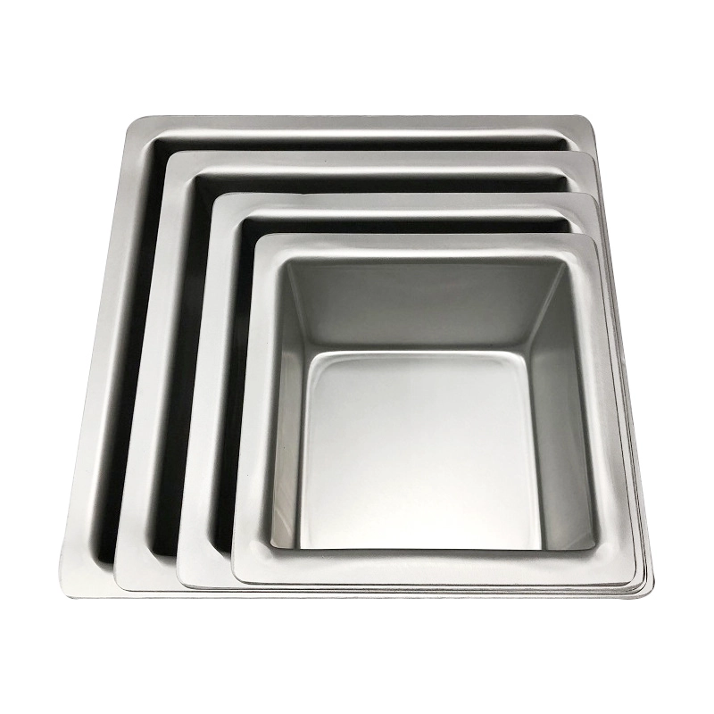 All Sizes Square Deep Cake Tins Aluminum Baking Pans
