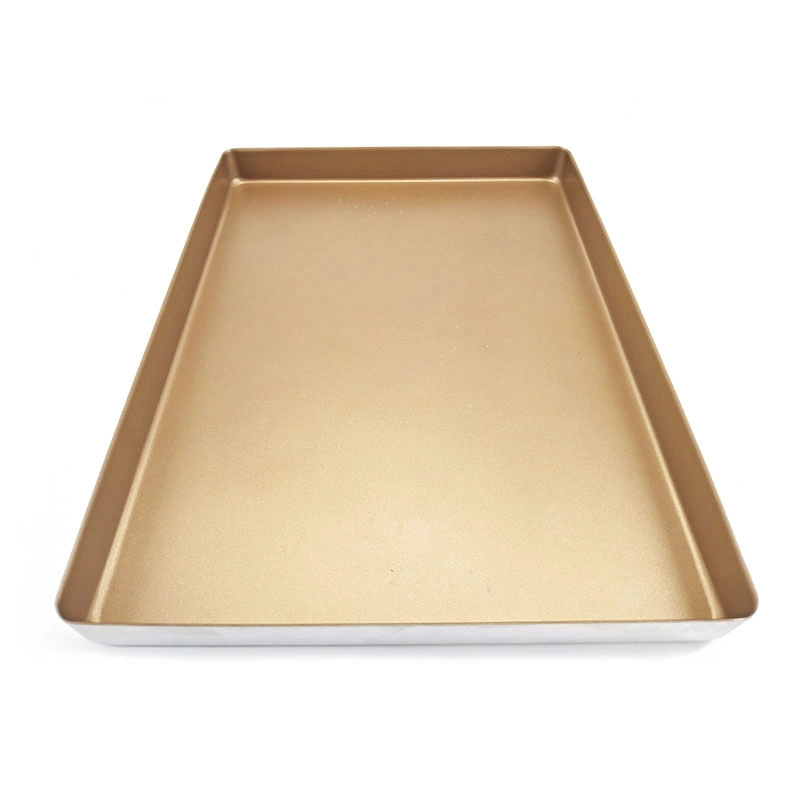 Teglia da forno in alluminio antiaderente per biscotti color oro
