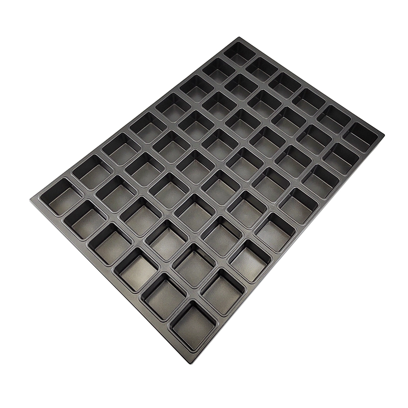 48-mold Industrial Mini Square Muffin Cupcake Baking Tray Pan