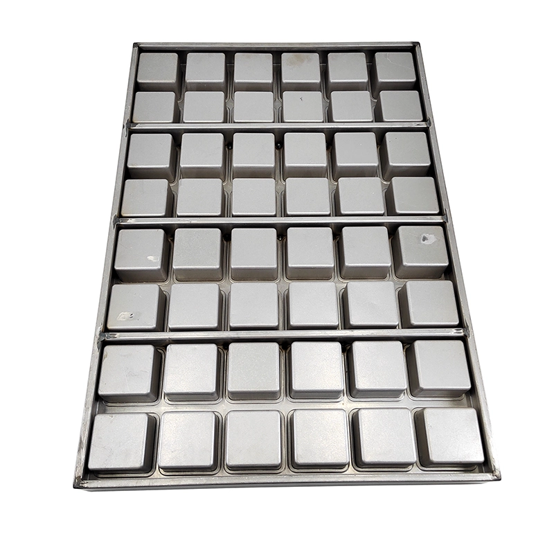 48-mold Industrial Mini Square Muffin Cupcake Baking Tray Pan