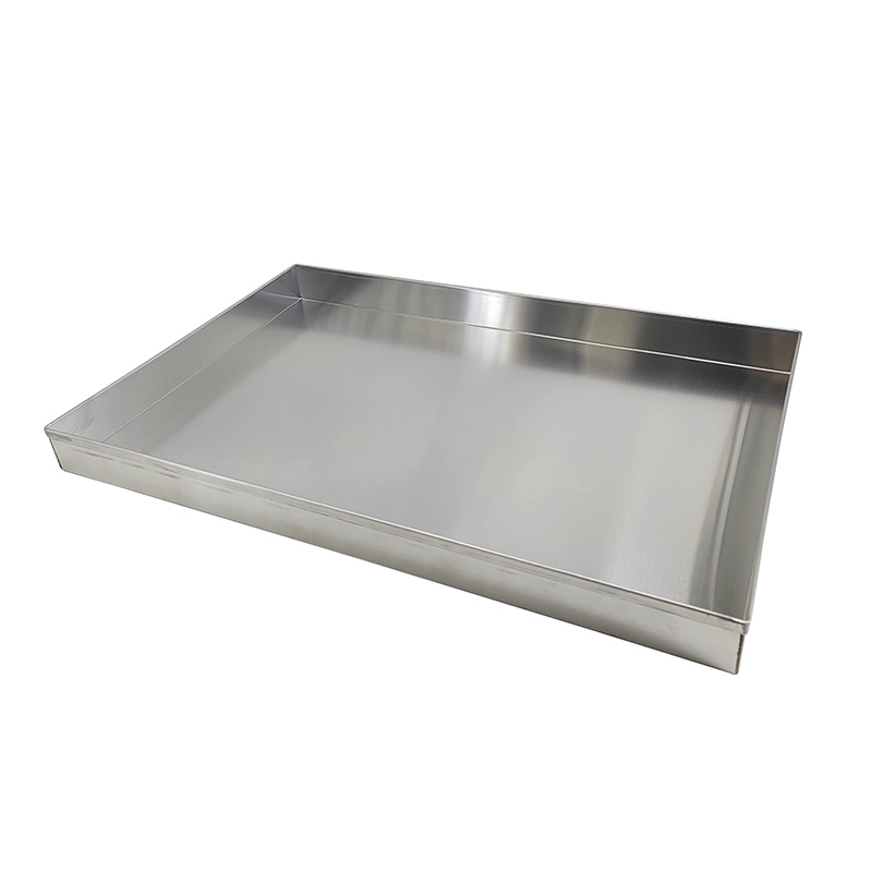 Handgefertigtes Backblech aus Aluminiumblech, 400 x 600 mm