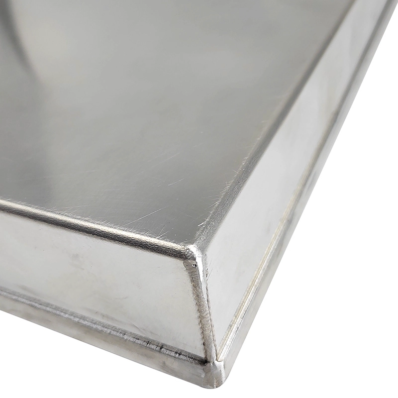 Handgefertigtes Backblech aus Aluminiumblech, 400 x 600 mm