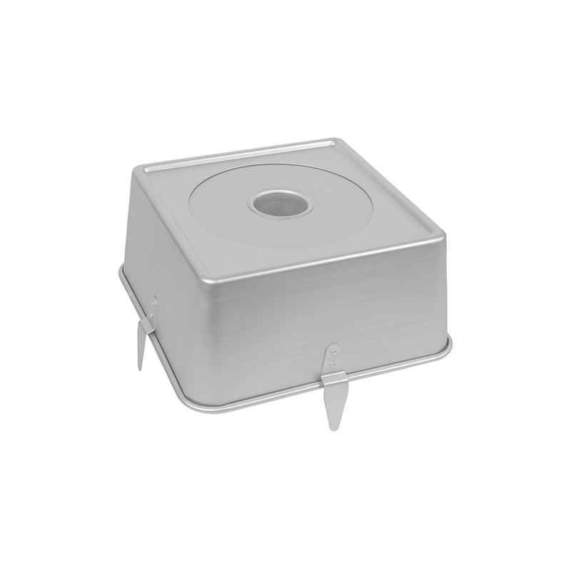 Abnehmbare quadratische Aluminium-Kuchenform, Gugelhupfform, Rohrform