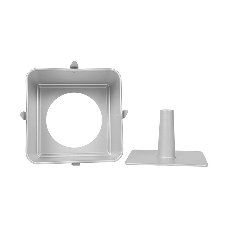Abnehmbare quadratische Aluminium-Kuchenform, Gugelhupfform, Rohrform
