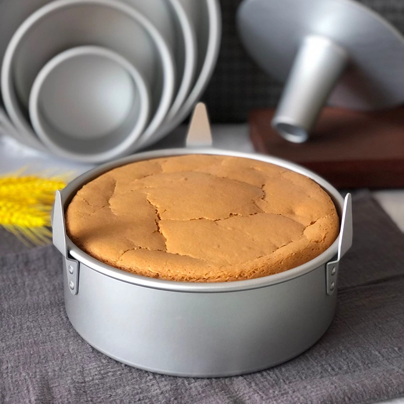Съемная алюминиевая трубка формы для кекса с ножками