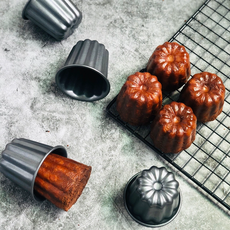 In acciaio carbonio non bastoncino non bastoncino di canale di canale tazza di latta da forno