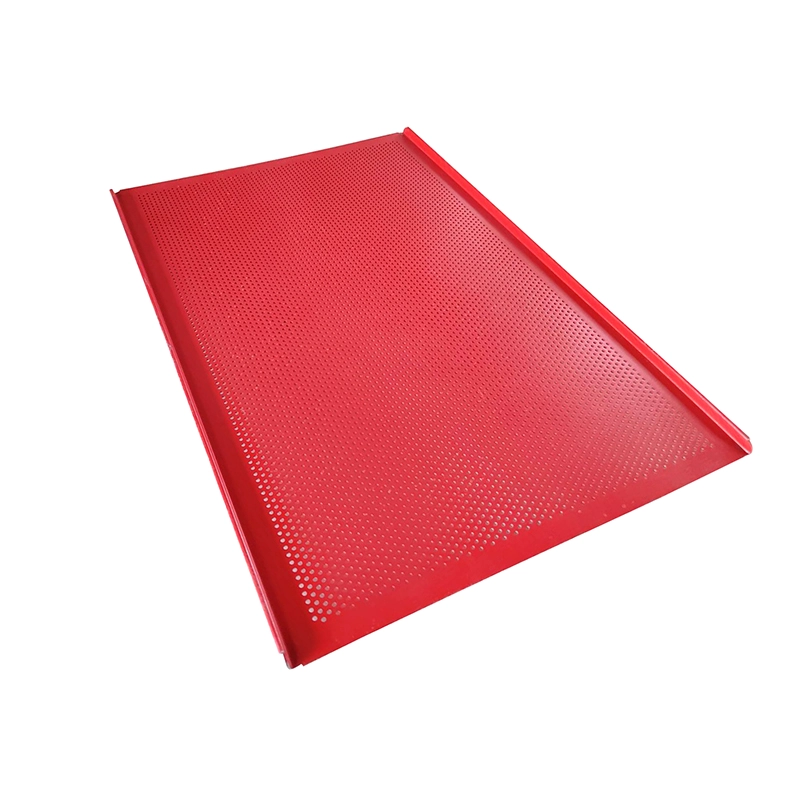 China U-shape Non Stick Aluminum Perforated Tray Sheet Pan manufacturer