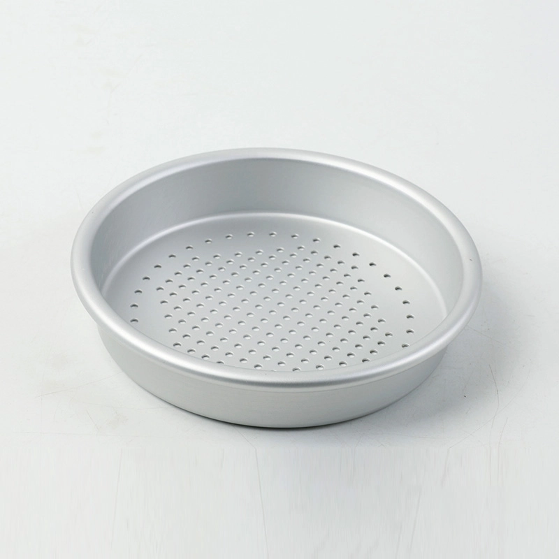 Aluminum Round Deep Perforated Crisper Pizza Baking Pan Tray