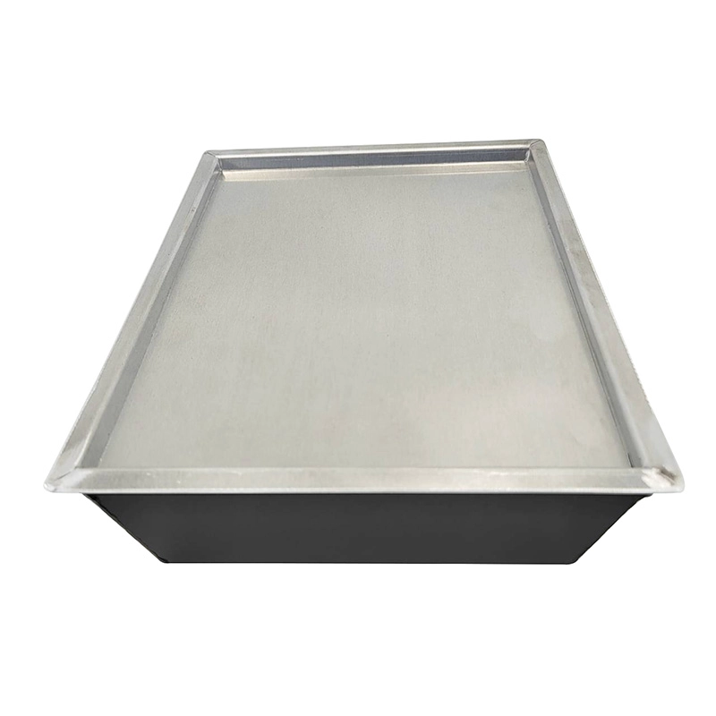 Molde para pizza Detroit antiadherente rectangular de tamaño personalizado con tapa