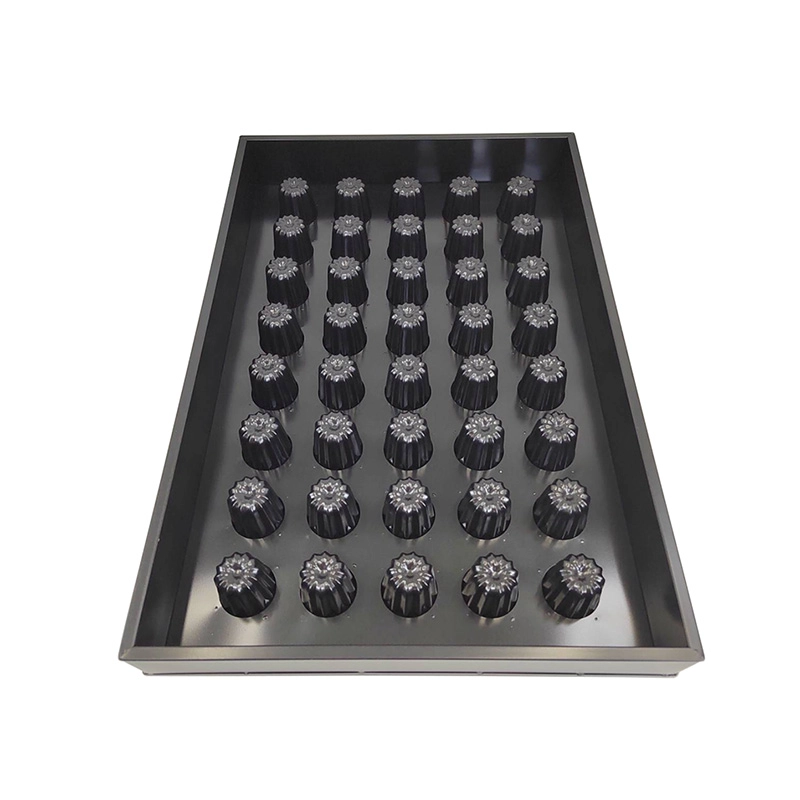 China 40 Cups Non Stick Canele Mold Pan manufacturer