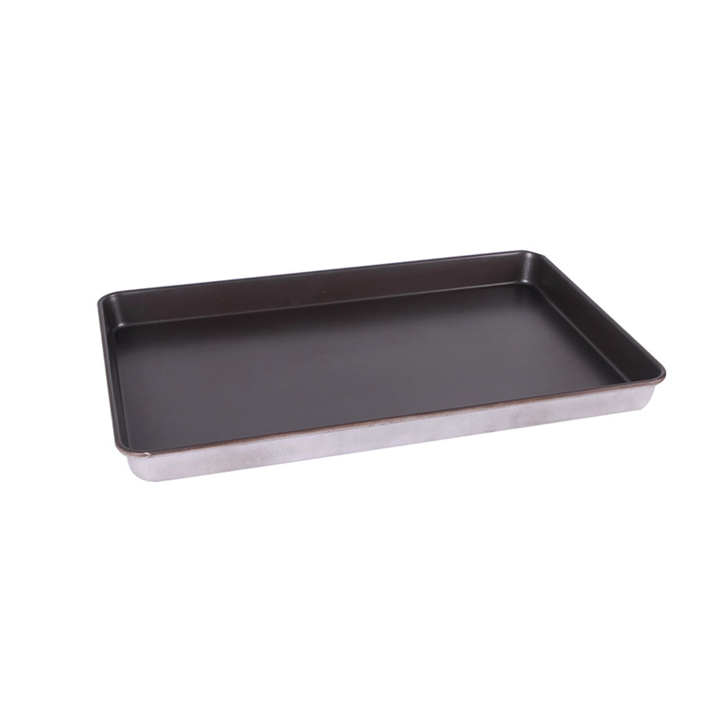 China 400x600mm Alusteel Non Stick Bread Cake Cookie Baking Sheet Pan Tray manufacturer