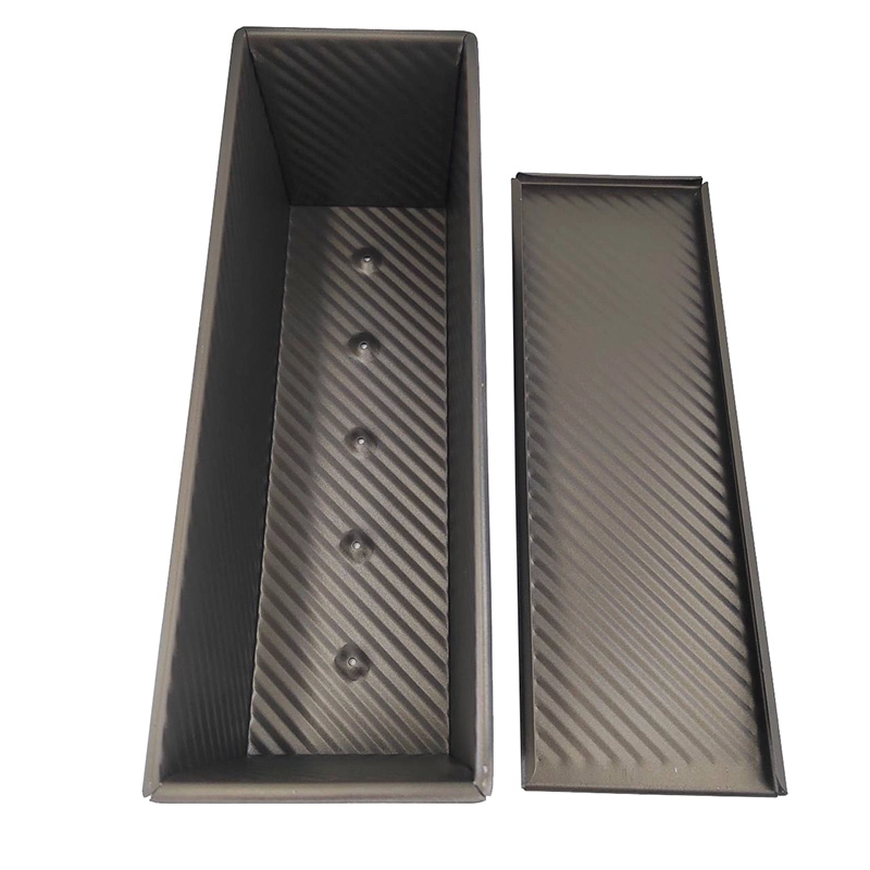 China Double Sided Teflon Non Stick Bread Loaf Baking Pan with Lid manufacturer