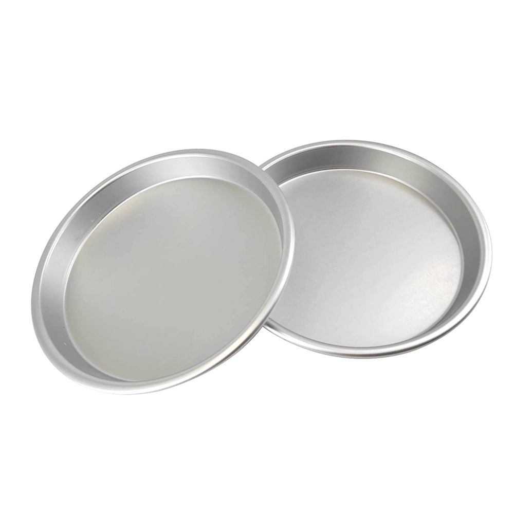 Bandeja redonda de alumínio para pizza de 8 polegadas