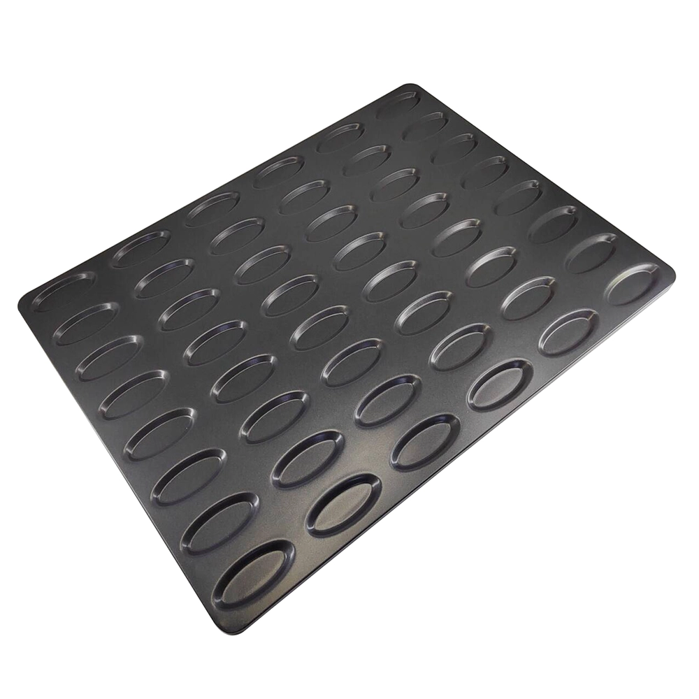 porcelana Bandeja para hornear pan de croissant de acero aluminizado de 48 moldes fabricante