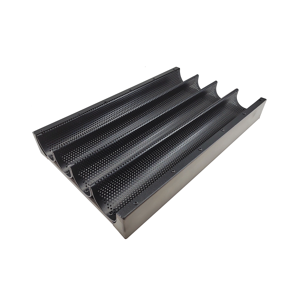 Aluminium Non Stick French Bread Mold Tray Baguette Pan