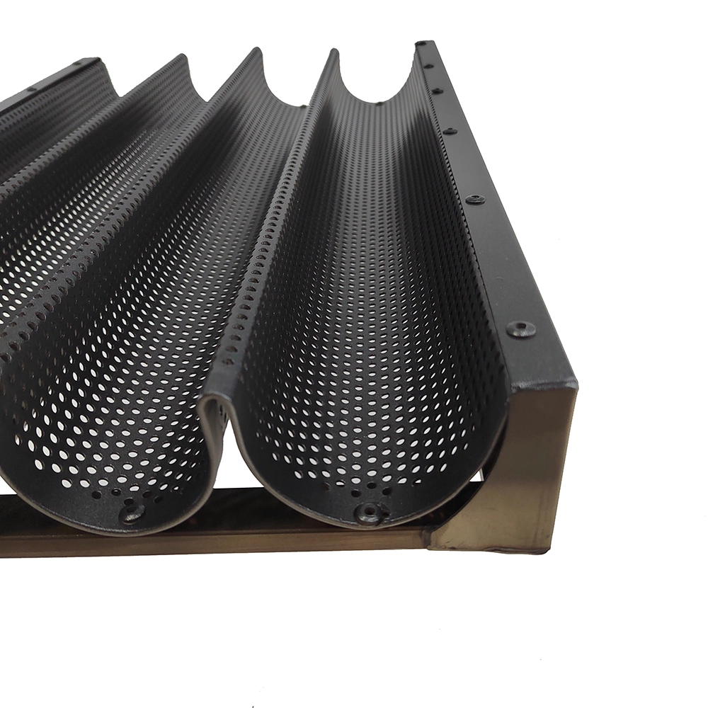 Aluminium Non Stick French Bread Mold Tray Baguette Pan