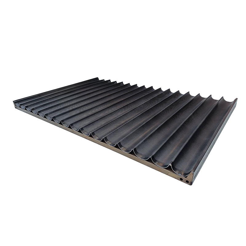 Teglia per baguette con teglia da forno industriale per pane francese a 16 scanalature