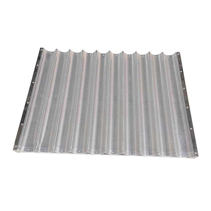 10 Rows Aluminum Metal French Stick Tray