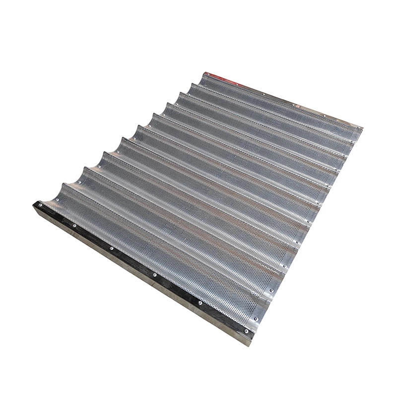 10 Rows Aluminum Metal French Stick Tray