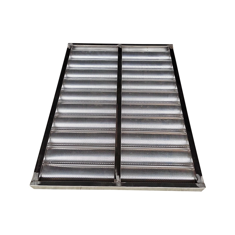 10 Rows Aluminum Metal French Stick Tray