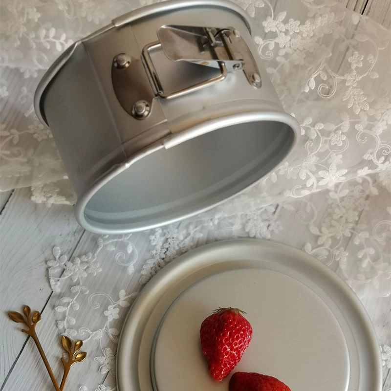 Molde redondo para hornear pasteles de acero inoxidable