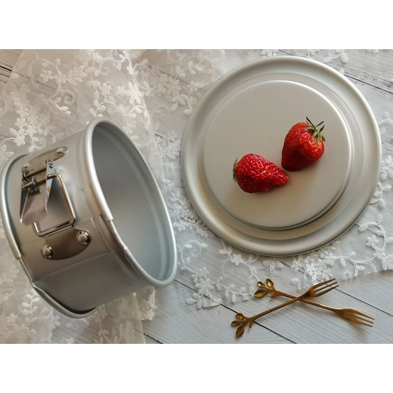 Molde redondo para hornear pasteles de acero inoxidable