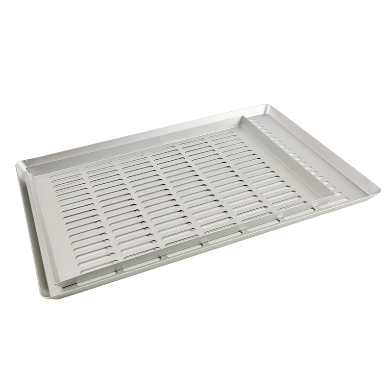 Perforated Aluminum Tray with Large Holes