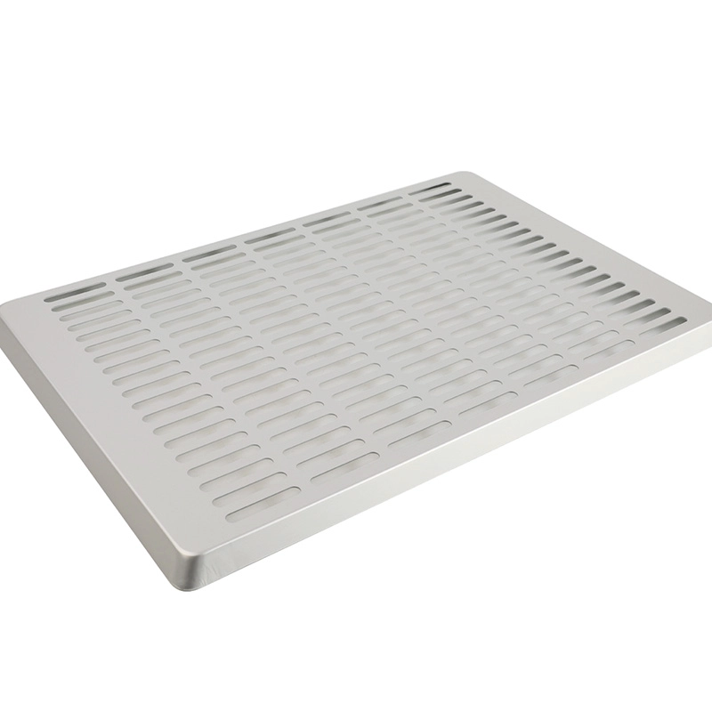 Perforated Aluminum Tray with Large Holes