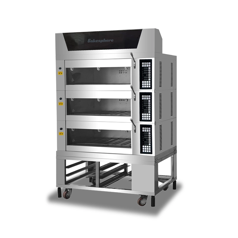 Chine Four électrique exclusif - 3 étages pour 6 plateaux fabricant