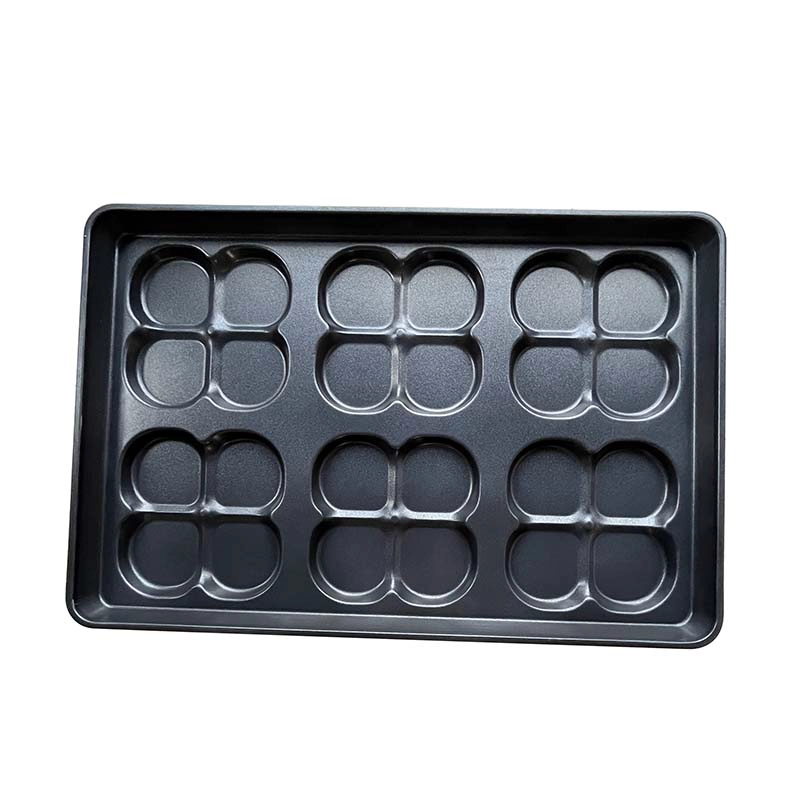 2-Zwillings-Burger-Pan-Bun-Brot-Backblech