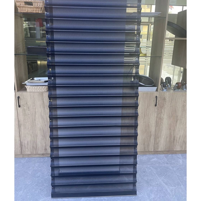 21 Flutes Perforated Aluminum French Stick Tray
