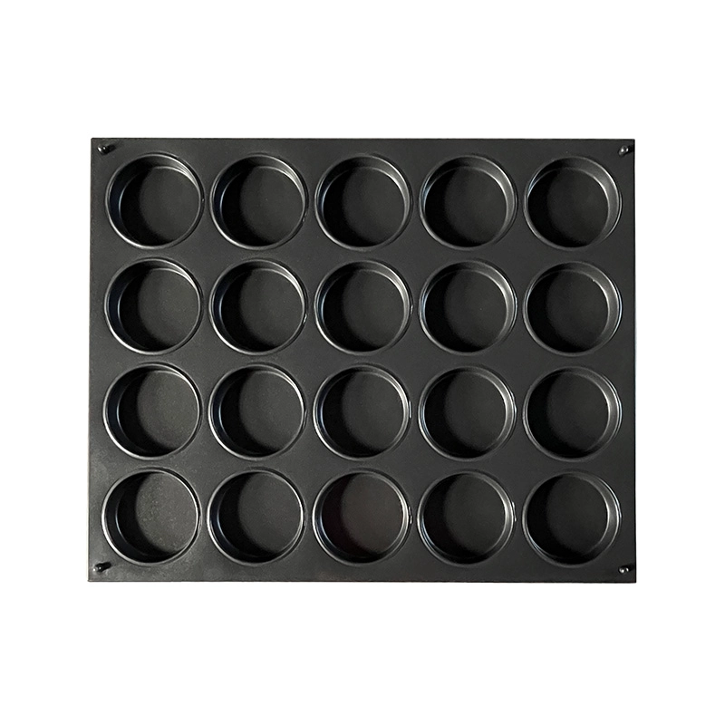 Chine Plaque de cuisson commerciale pour petits pains à hamburger et hamburgers, 20 moules fabricant